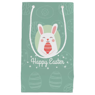 Cute Bunny with Easter Egg Gift Bag