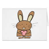 Cute Bunny with Heart (Front Horizontal)