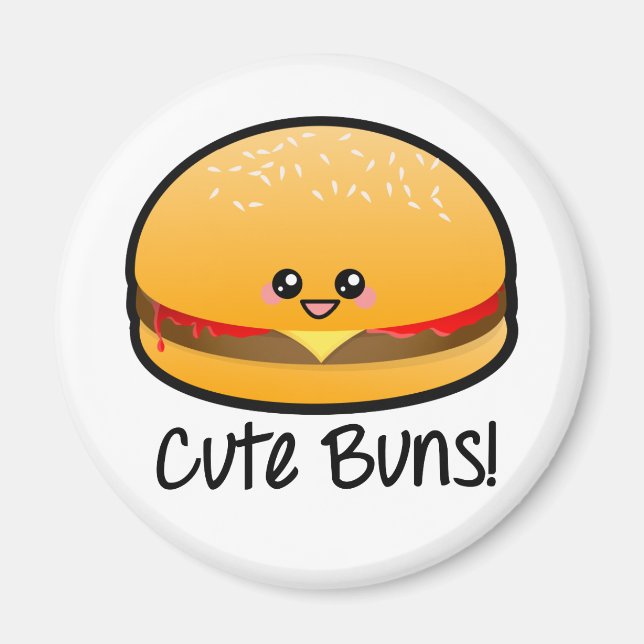 Cute Buns Magnet (Front)
