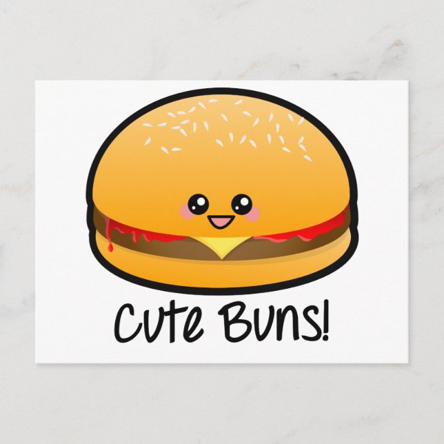 Cute Buns Postcard (Front)