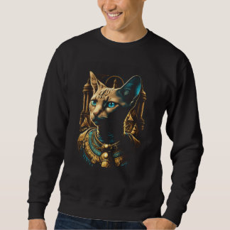Cute Burmese Cat  Egyptian Pharaoh Burmese Cat Cos Sweatshirt