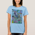 Cute Burnout T with colorful art T-Shirt