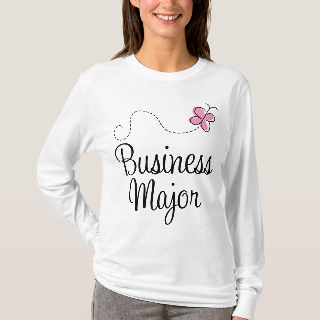 Cute Business Major T-Shirt (Front)