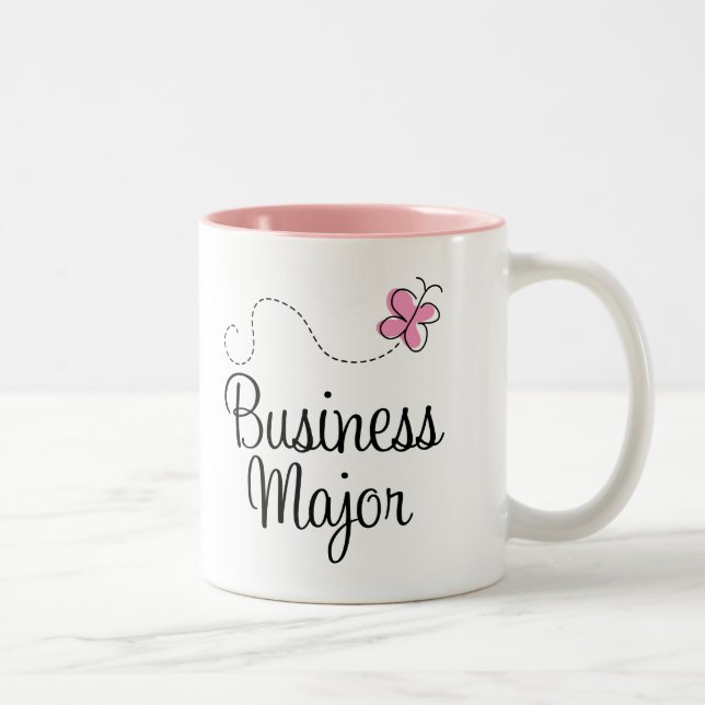 Cute Business Major Two-Tone Coffee Mug (Right)
