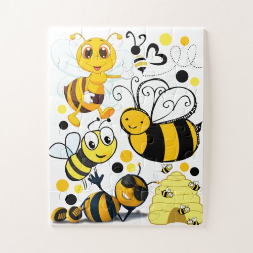 Cute Busy Bee Puzzle