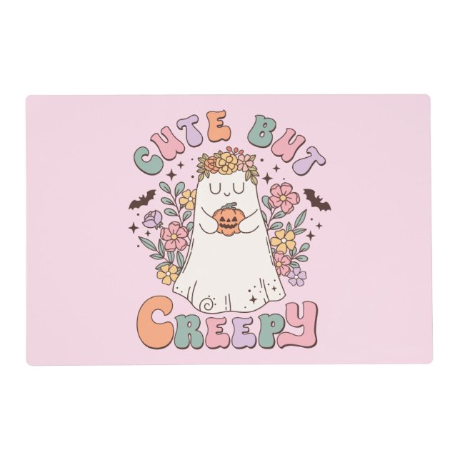 Cute But Creepy Halloween Placemat (Front)