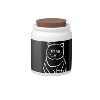 Cute but Cursed Cat Candy Jar