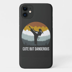 Cute but Dangerous - Karate Taekwondo Karate Girl  iPhone 11 Case