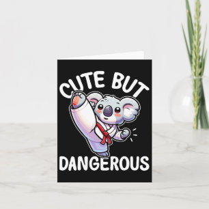 Cute But Dangerous Karate Taekwondo Koala Karate G Card
