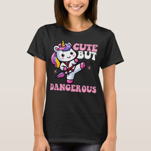 Cute But Dangerous Unicorn T_Shirt