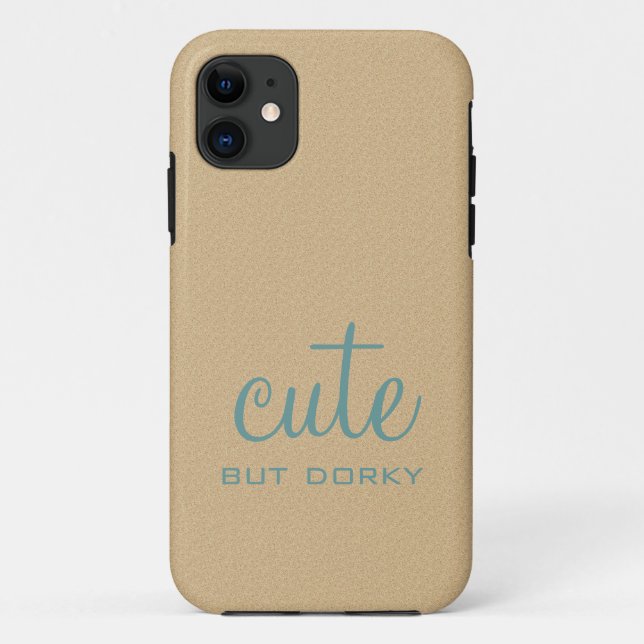 Cute But Dorky CM iPhone 5 BT ID Case (Back)