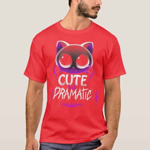Cute But Dramatic Cat by Tobe Fonseca 1 T_Shirt
