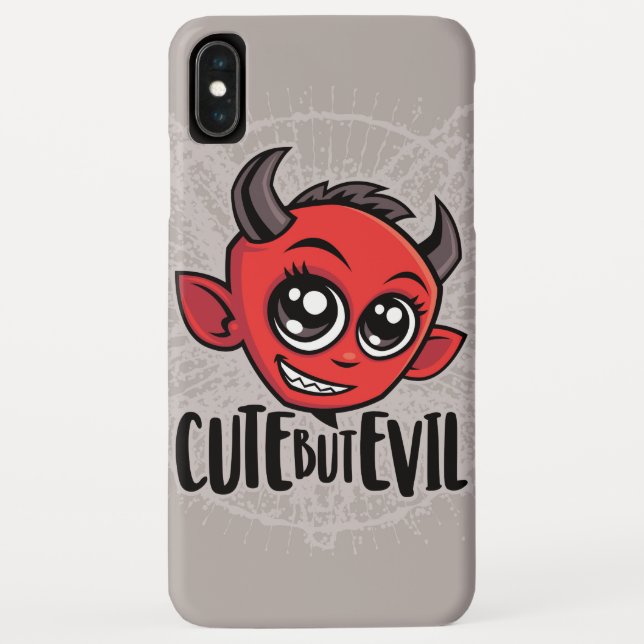 Cute But Evil Case-Mate iPhone Case (Back)