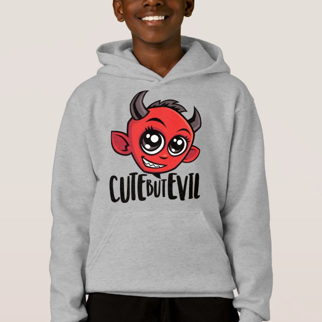 Cute But Evil Hoodie (Front)