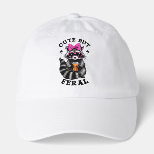 Cute But Feral Funny Colorful Racoon With Sunglass Hat
