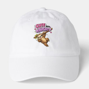 Cute but naughty sloth hat