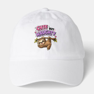 Cute but naughty sloth hat