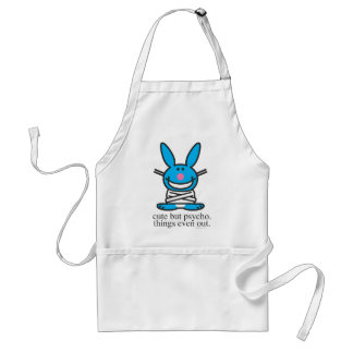 Cute but Psycho Adult Apron