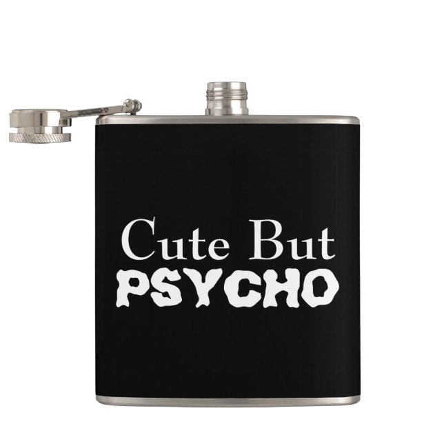 Cute But Psycho Flask (Opened)