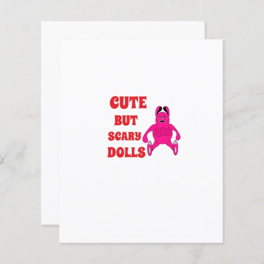 Cute but scary dolls (Front/Back)