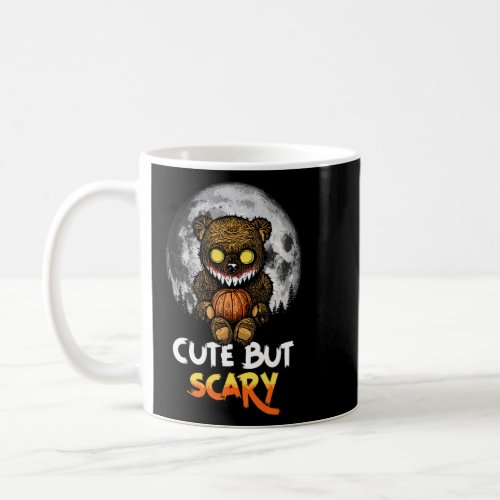 Cute But Scary Horror Zombie Teddy Bear Full Moon  Coffee Mug