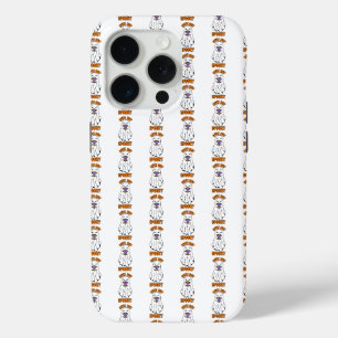 Cute but Spooky Halloween Ghost Holding a Pumpkin  iPhone 15 Pro Case