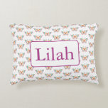Cute Butterflies Accent Pillow<br><div class="desc">A sweet butterfly pattern for everyone.</div>