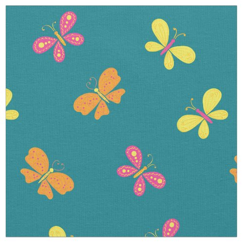 Cute Butterflies Kids Butterfly Cartoon Fabric