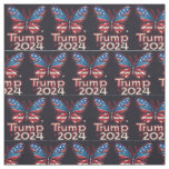 Cute Butterfly Donald Trump 2024 Womens Girls Fabric