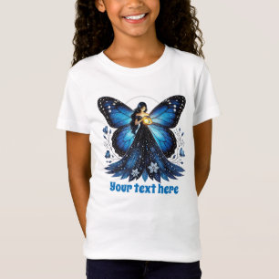 Cute Butterfly fantasy unicorn girls customizable  T-Shirt