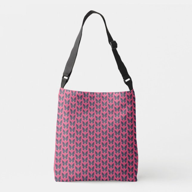 Cute Butterfly Fashion Crossbody Bag (Back)