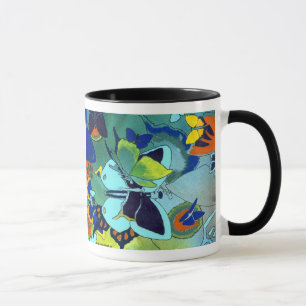 Cute Butterfly Mosaic Color Designed Mug