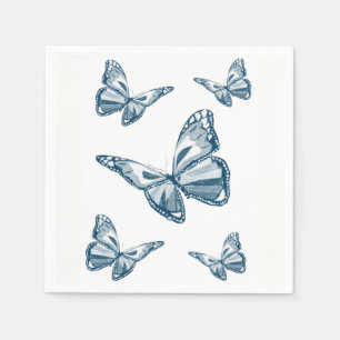 Cute Butterfly Paper Napkins
