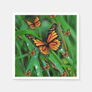 Cute Butterfly Paper Napkins