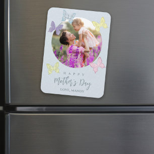 Cute Butterfly Photo Mother’s Day Personalized Mag Magnet