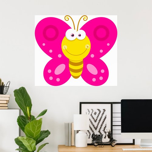 Cute Butterfly Poster