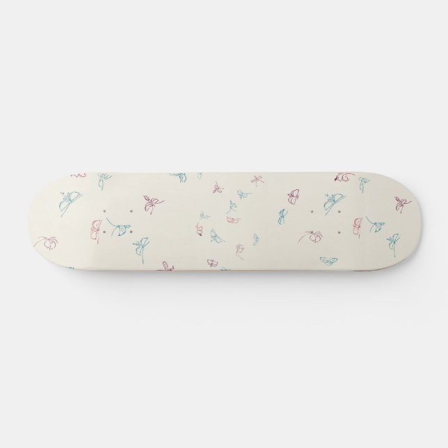 Cute butterfly skateboard (Horz)
