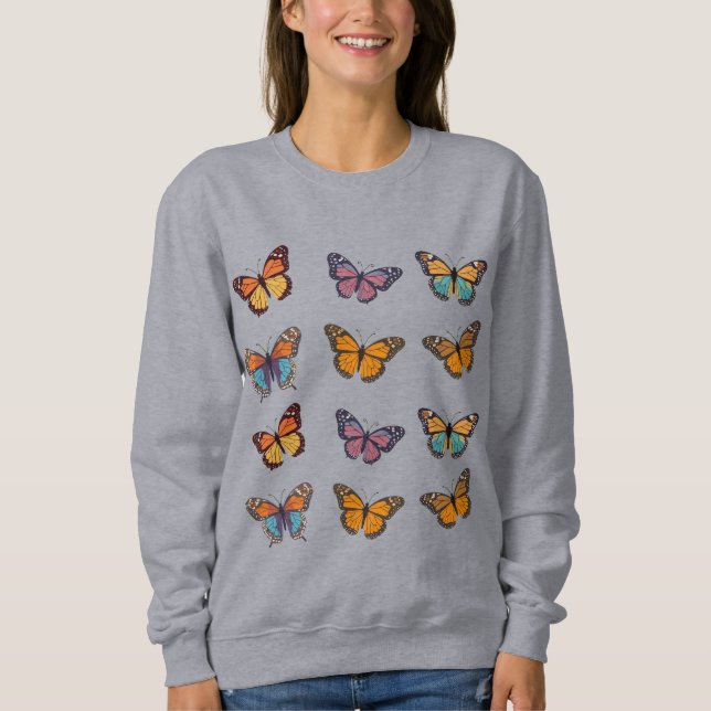 Cute Butterfly Sweatshirt  (Front)