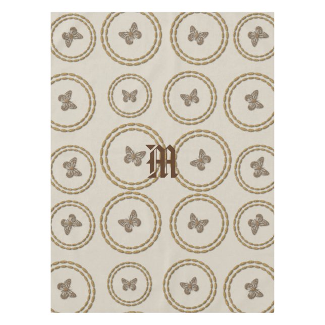 Cute Butterfly Tablecloth (Front)