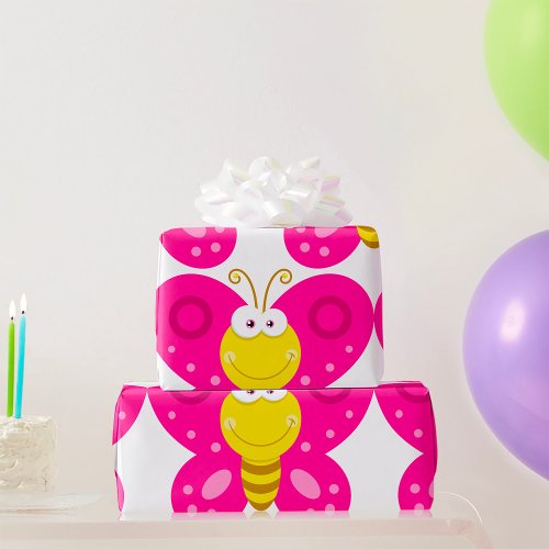 Cute Butterfly Wrapping Paper