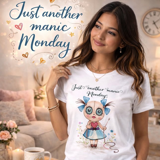 Cute Button Eye Doll Graphic Women’s T-Shirt (Creator Uploaded)