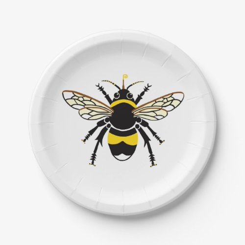 Cute Buzzy BEE _ Wildlife _ Nature _ Party  Paper Plates