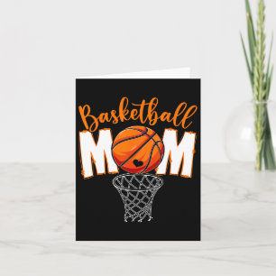 Cute Bysketbyll Mom Mama Mother's Day From Son Dau Card