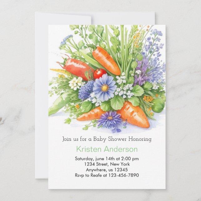 Cute Cabbage Patch Baby Shower Invitation (Front)