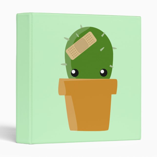 Cute Cactus Binder (Front/Spine)