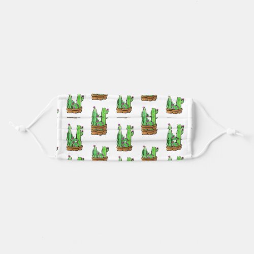 Cute Cactus cacti succulents  Adult Cloth Face Mask