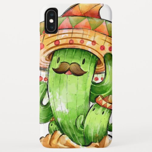 cute cactus iPhone XS max case