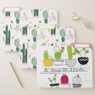 cute Cactus File Folder