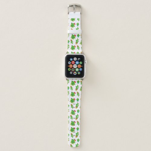 Cute Cactus Green Cactus Cactus Pattern Apple Watch Band