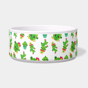 Cute Cactus, Green Cactus, Cactus Pattern Bowl